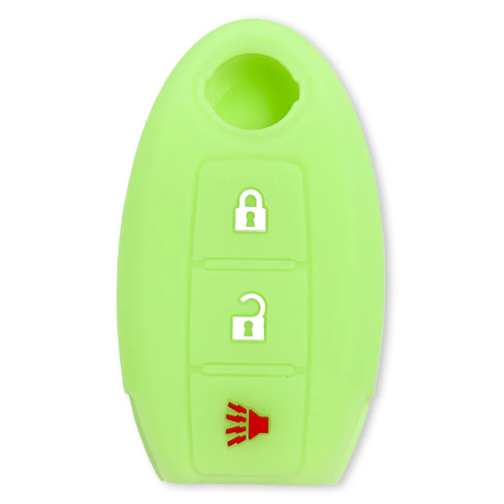 Nissan 16-26 Titan & Frontier 1-Piece 100% Silicone Rubber 3-Button & 4-Button Key Fob Cover - Multiple Colors - Image 138