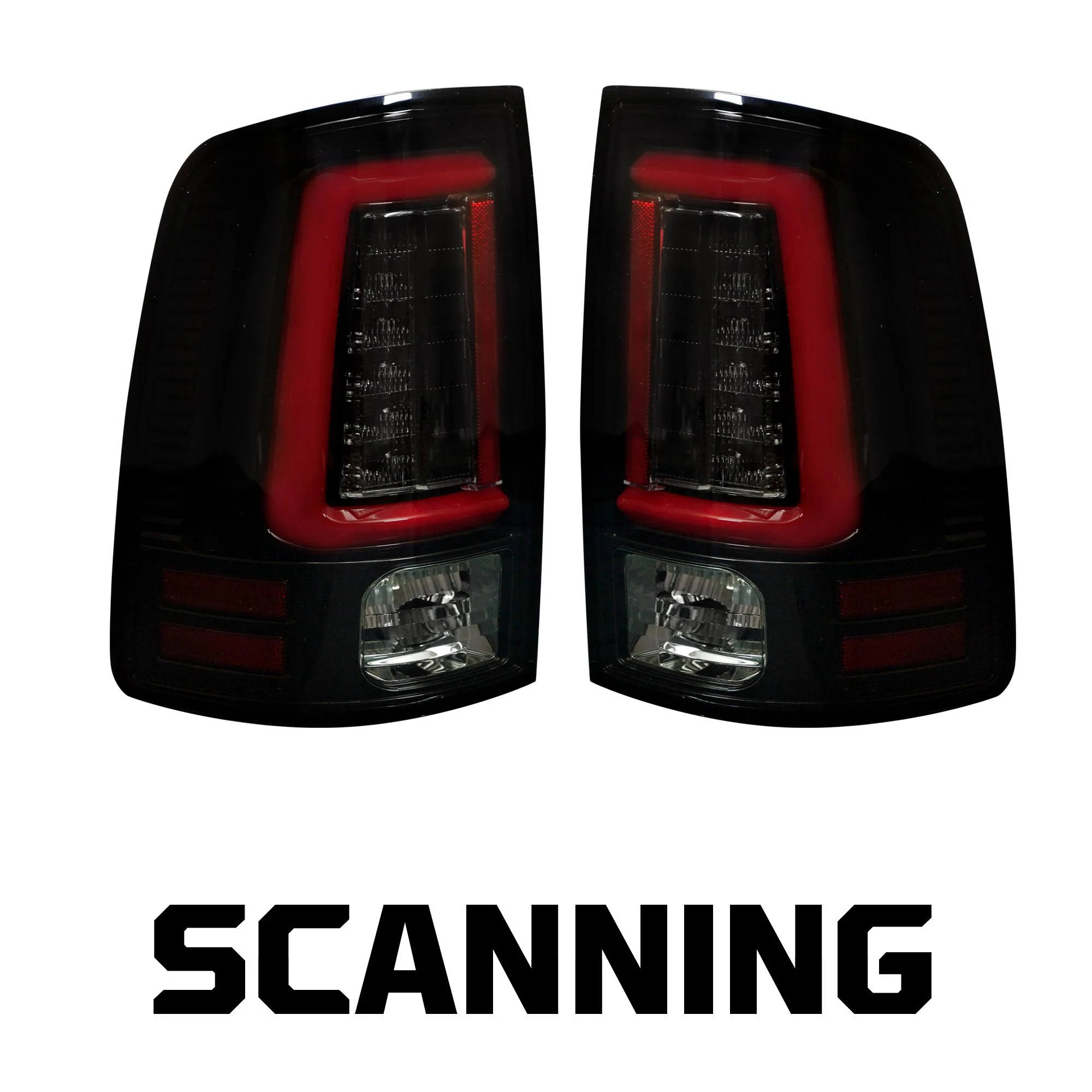 Dodge RAM 1500 Classic Body 09-24 Ultra Bright OLED Tail Lights w/ Scanning Turn Signals (Replaces Factory Halogen Tail Lights) - Smoked Lens - Image 15