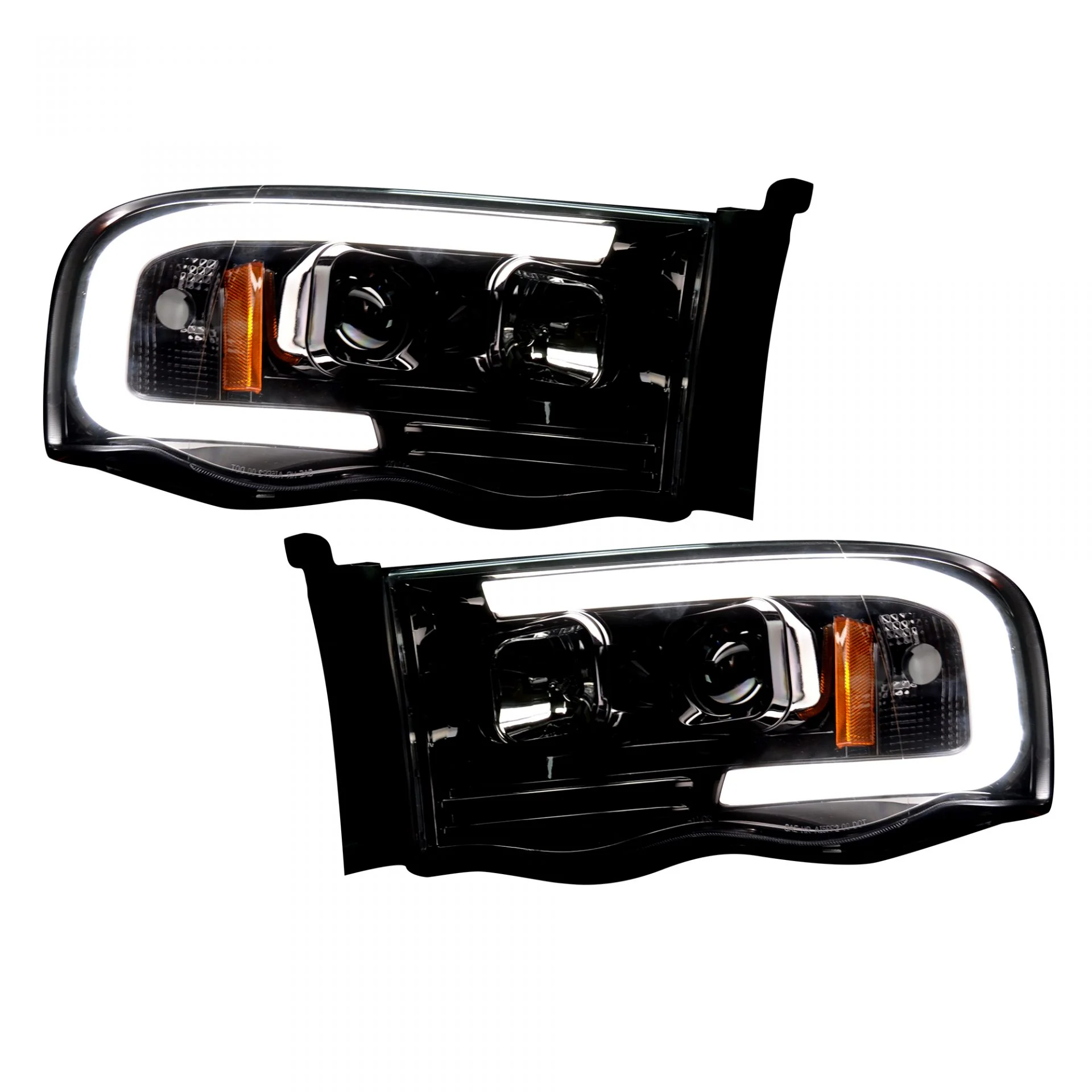 Dodge 02-05 RAM 1500/2500/3500 Projector Headlights OLED Halos & DRL - Multiple Styles - Image 4