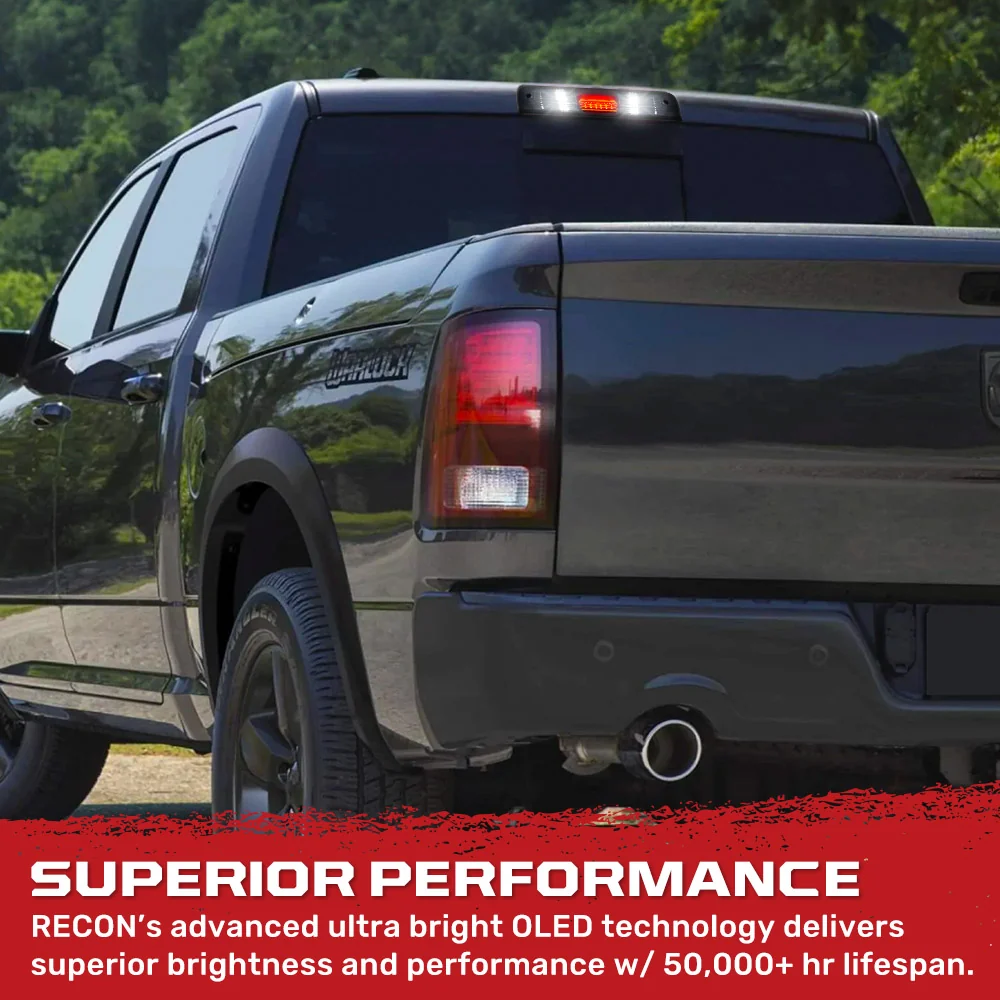 Dodge RAM 1500 09-25 Classic Body Style Ultra High Power LED 3rd Brake Light Kit CREE XML LED in Smoked - Image 9