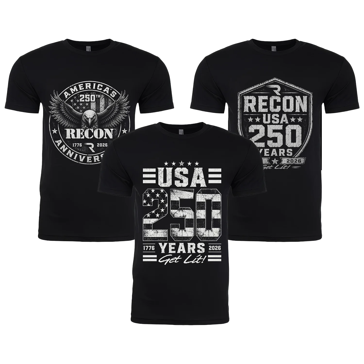 RECON 250th USA Anniversary Limited Edition T-Shirts - Multiple Styles