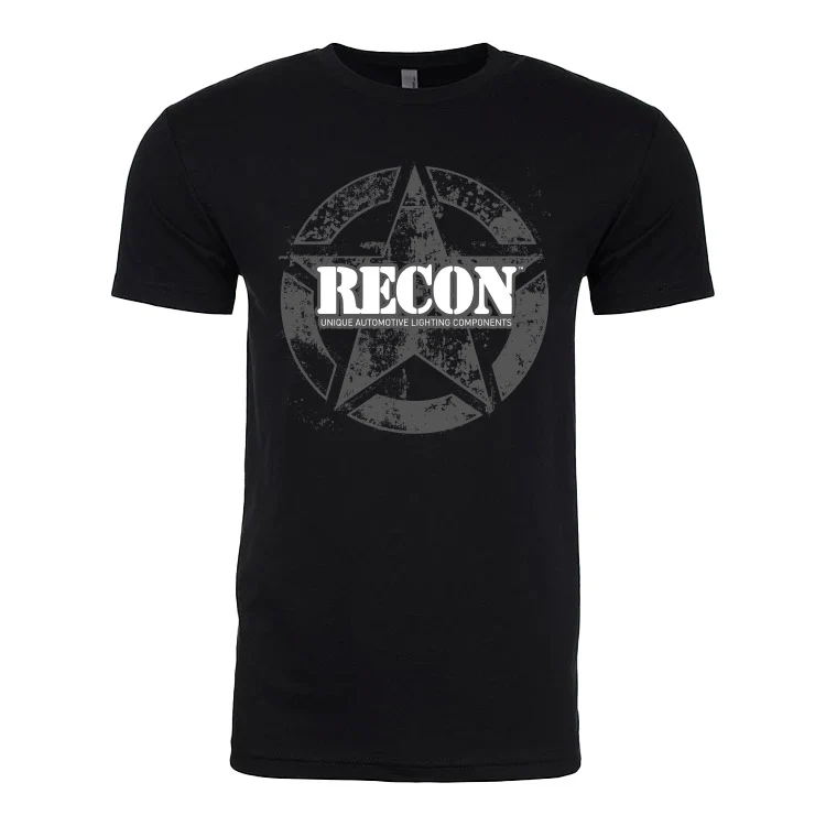 RECON American Military Star Logo T-Shirt - Black