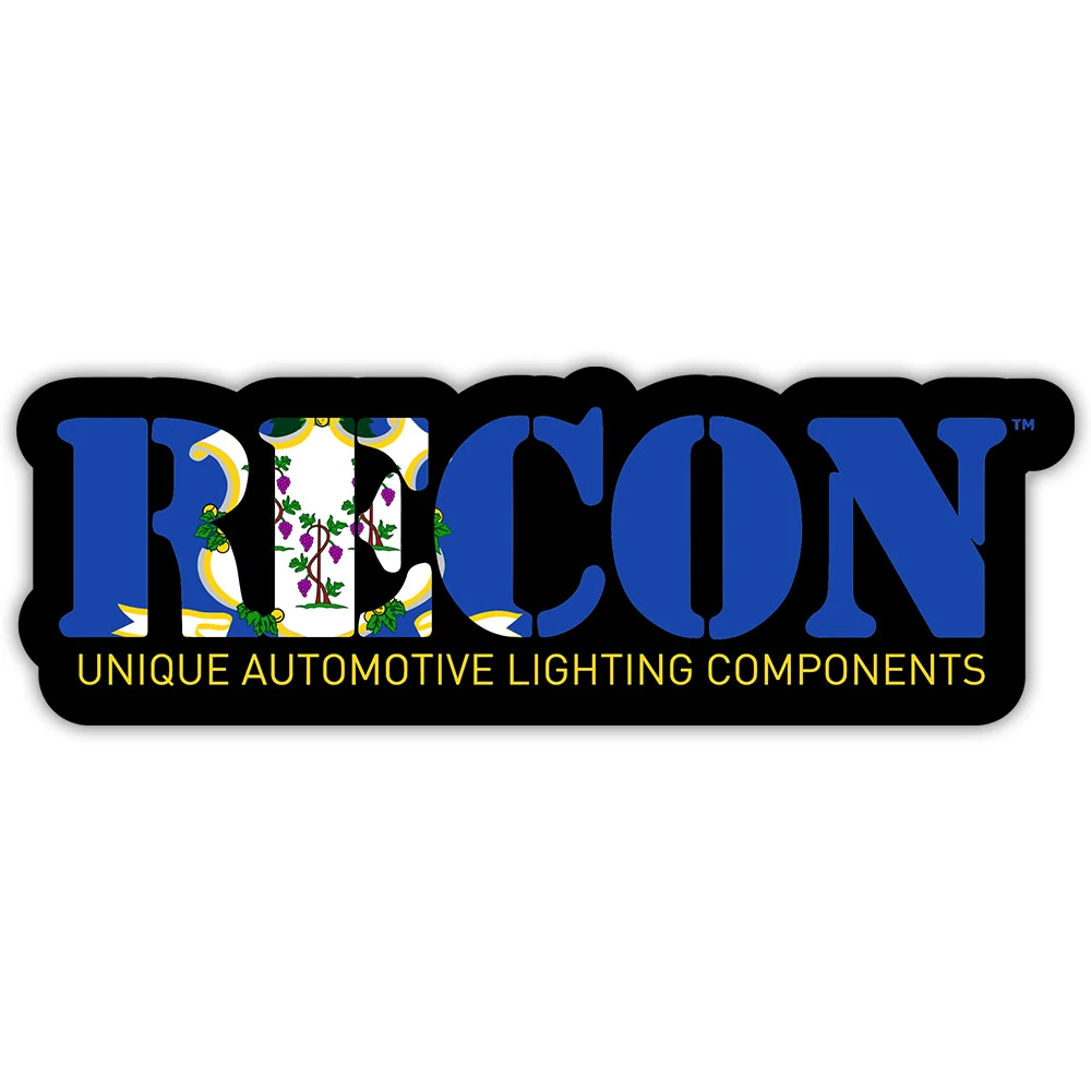 RECON U.S. State Decal Stickers - Choose Your State 7" x 2.75" Glossy Finish - Image 17