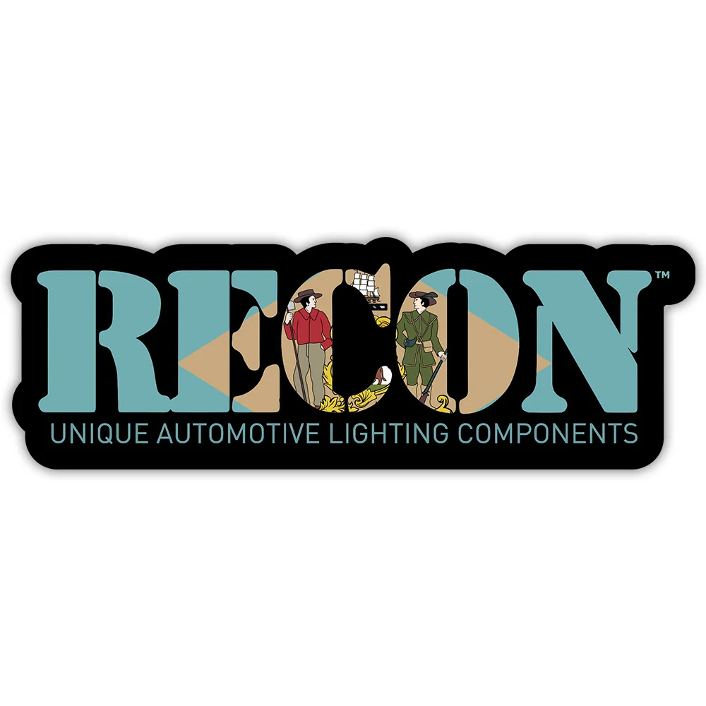 RECON U.S. State Decal Stickers - Choose Your State 7" x 2.75" Glossy Finish - Image 18