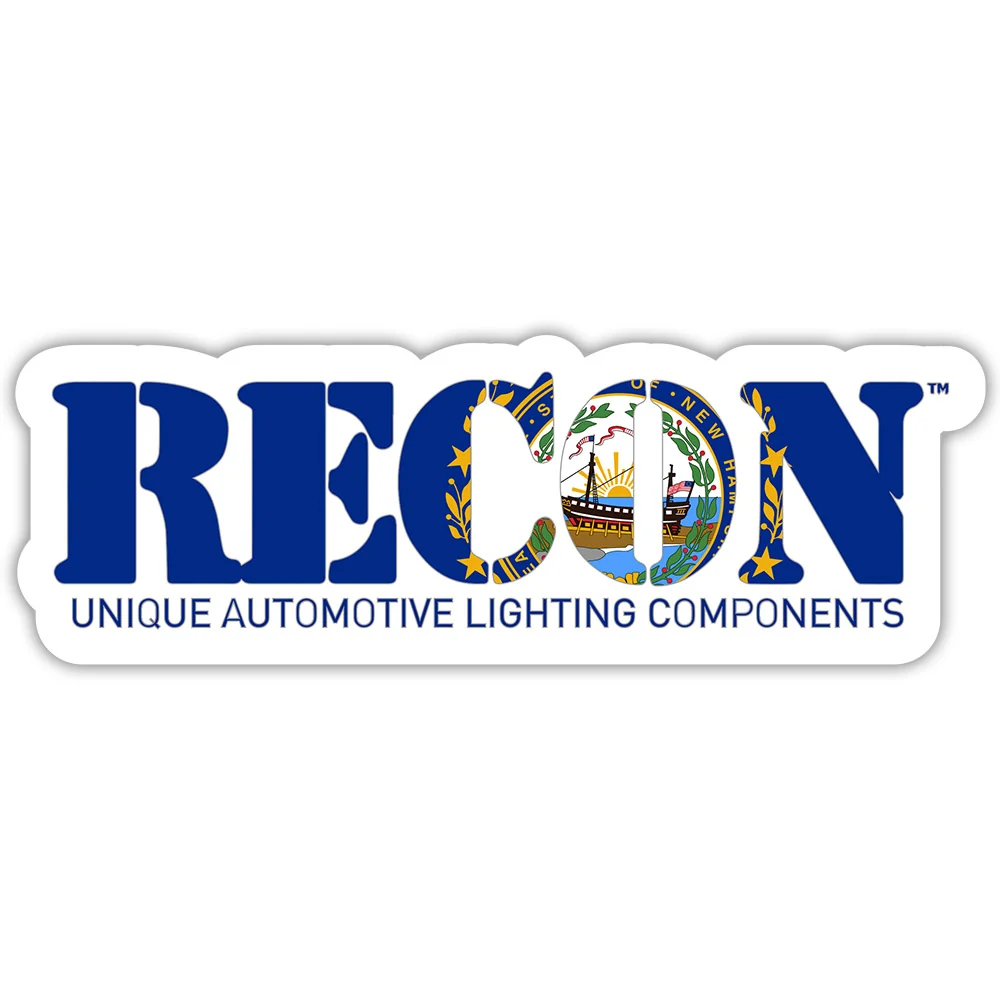 RECON U.S. State Decal Stickers - Choose Your State 7" x 2.75" Glossy Finish - Image 57