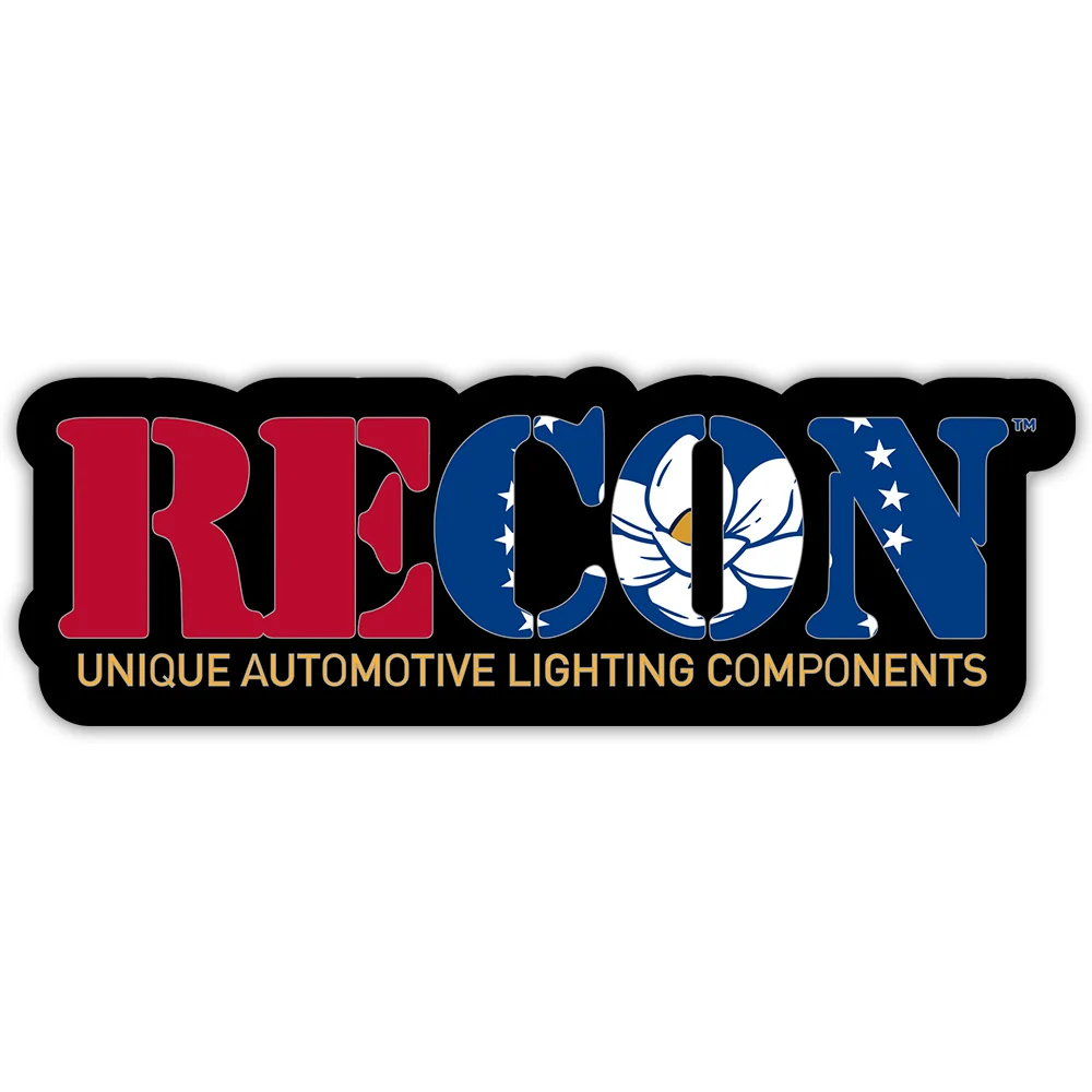 RECON U.S. State Decal Stickers - Choose Your State 7" x 2.75" Glossy Finish - Image 83