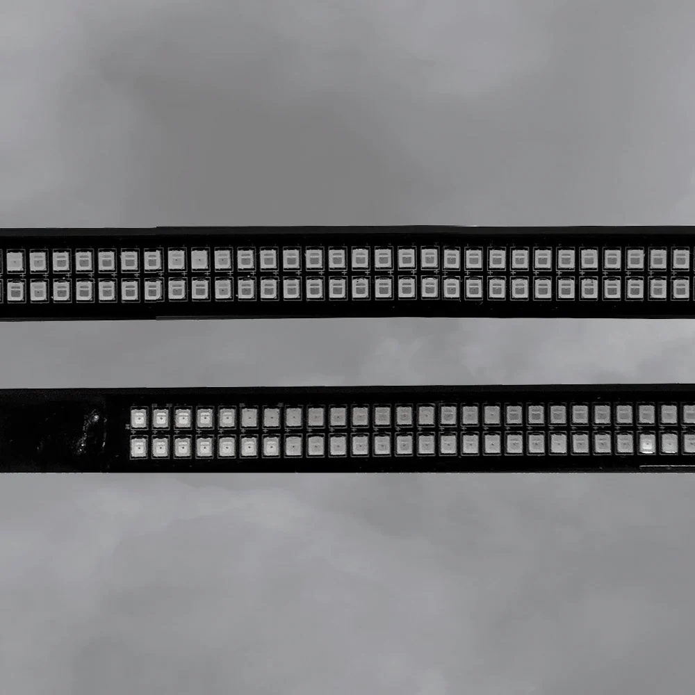 "Dual Row" Tailgate Bar High Power LED Red Scanning Turn Signals, Brake & White Reverse Lights - Multiple Sizes - Image 10