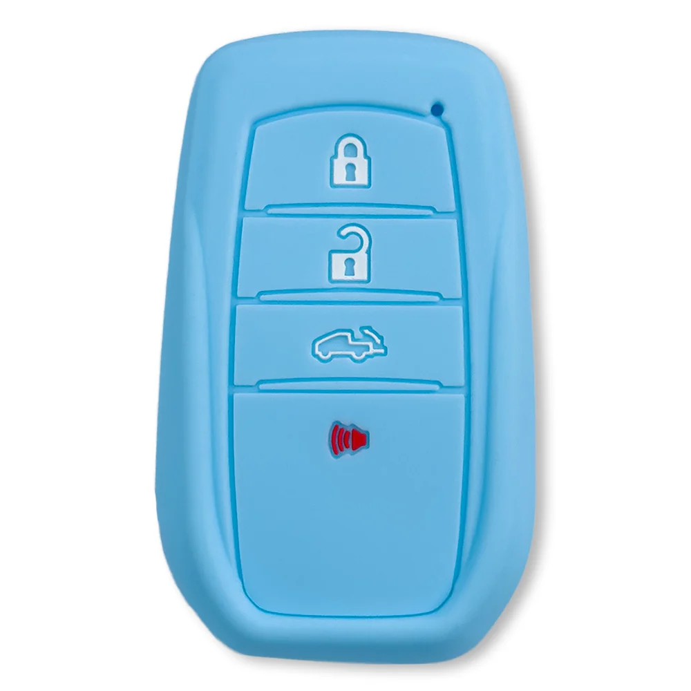 Toyota 22-26 Tundra & Tacoma 1-Piece 100% Silicone Rubber Key Fob Cover - Multiple Colors - Image 32