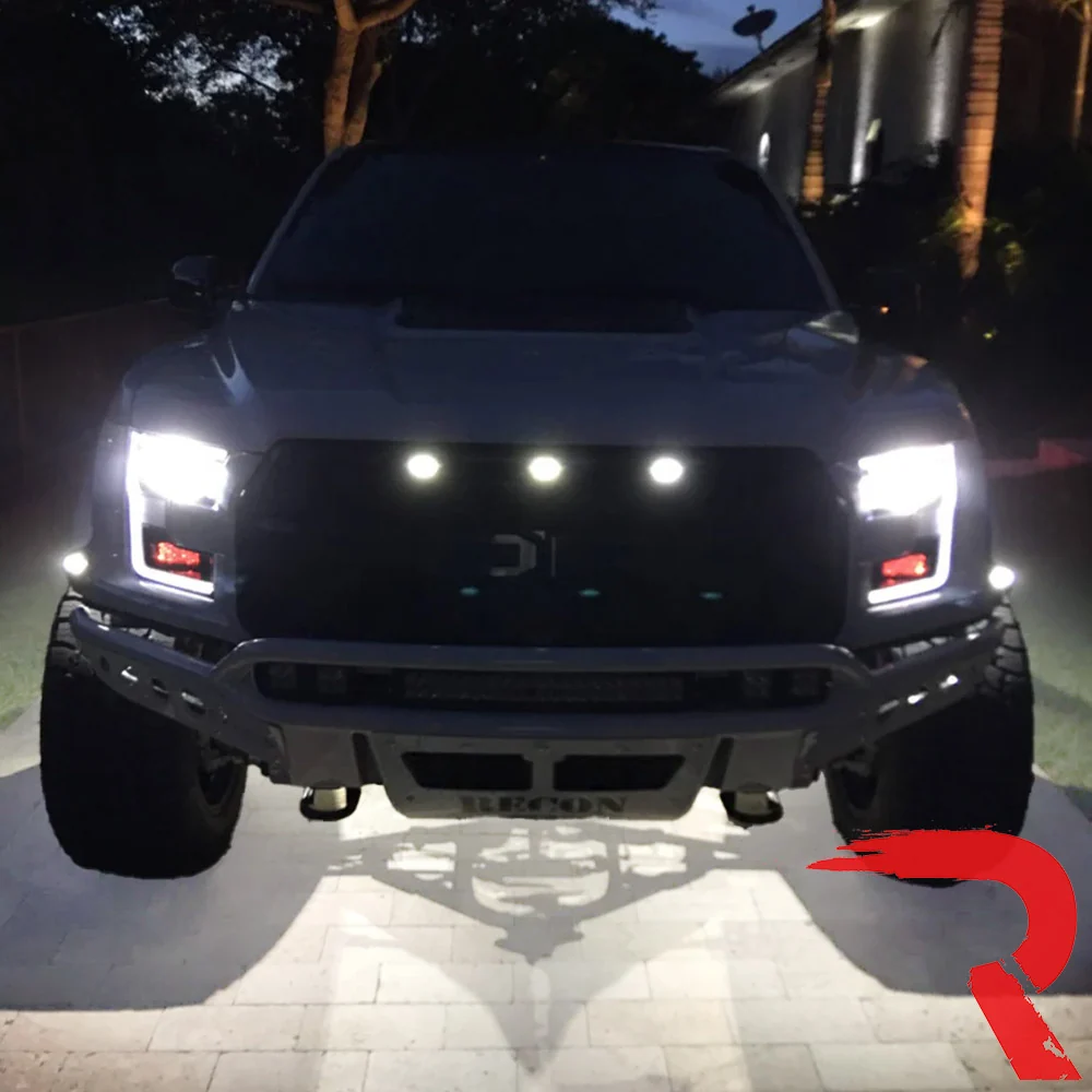 Universal 16-Pc Heavy Duty Aluminum Ultra Bright 6500K LED Underbody Rock Lights - White - Image 11