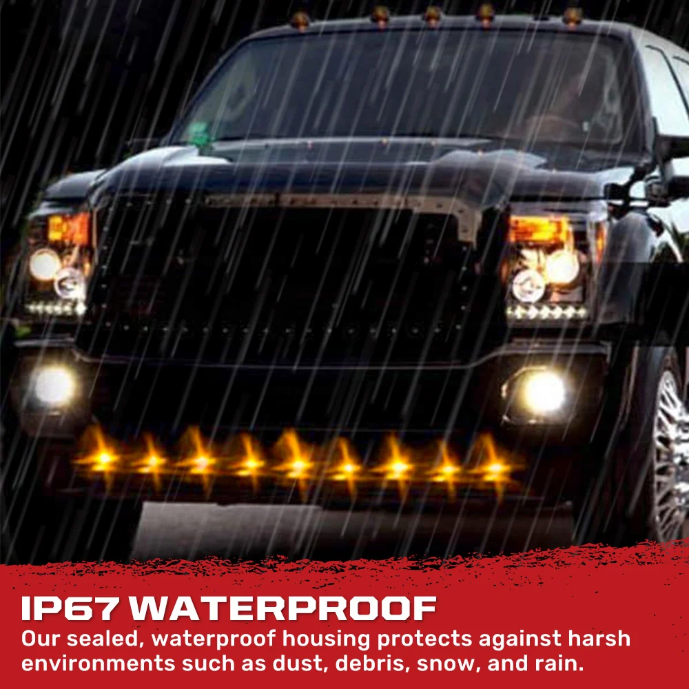 Universal 9-Pc Front Lower Air Dam Ultra Bright LED Light Kit - Multiple Options - Image 53
